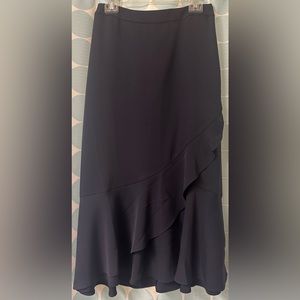 Express Long Skirt, Navy Blue, Size 8
